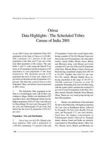 Orissa Review (Census Special)  Orissa