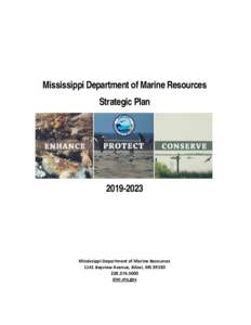 Mississippi Department of Marine Resources Strategic PlanMississippi Department of Marine Resources
