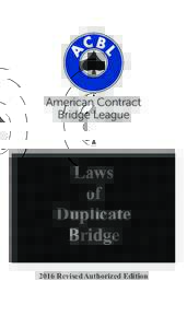 laws of duplicate bridge 02_2016rev.indd