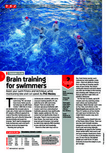 12  TRAINING PLAN Brain training for swimmers