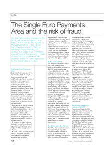 SEPA  The Single Euro Payments