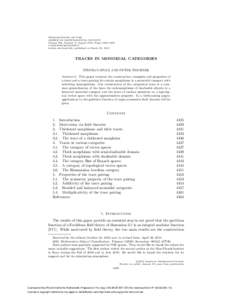 TRANSACTIONS OF THE AMERICAN MATHEMATICAL SOCIETY Volume 364, Number 8, August 2012, Pages 4425–4464 SArticle electronically published on March 29, 2012