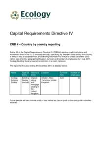Microsoft Word - Capital Requirements Directive IV.doc