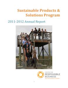 Sustainable Products & Solutions ProgramAnnual Report 1