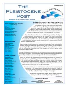 The Pleistocene Post Summer 2011