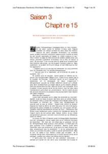 Les Fabuleuses Aventures d’Archibald Bellérophon > Saison 3 > Chapitre 15  Page 1 de 16 Saison 3 Chapitre 15