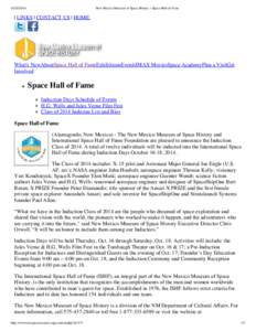 New Mexico Museum of Space History / Alamogordo /  New Mexico / Jules Verne / Ansari X Prize / SpaceShipOne / Burt Rutan / Anousheh Ansari / X Prize Foundation / Peter Diamandis / Spaceflight / Private spaceflight / Transport