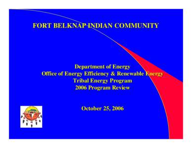 Fort Belknap Indian Community - Wind Feasibility Study