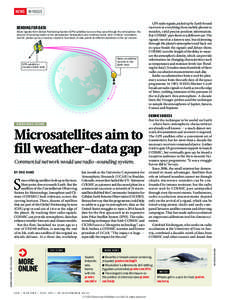 NEWS IN FOCUS BENDING FOR DATA Radio signals from Global Positioning System (GPS) satellites bend as they pass through the atmosphere; the amount of bending relates to the atmospheric temperature and moisture levels. Eac
