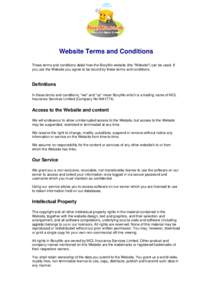 Microsoft Word - Website Terms and Conditions.doc