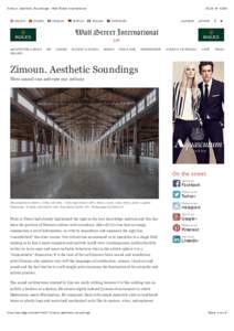 Zimoun. Aesthetic Soundings - Wall Street International  ENGLISH ESPAÑOL