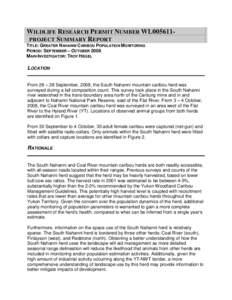 2008 Nahanni WRP Summary report-29 Oct