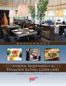 Restaurant Approval Requirements & Diamond Rating Guidelines  Page 2 I