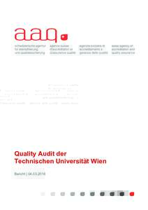 Microsoft WordGutachten Quality Audit TU Wien.docx