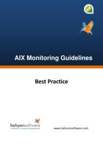 AIX Monitoring Guidelines Best Practice