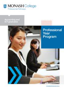 Accounting and ICT graduates Professional Year Program