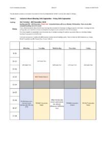 UCLIC Timetable (overviewVersion 4: 