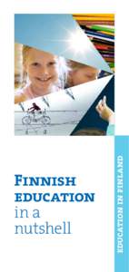 education in finland  Finnish education in a nutshell