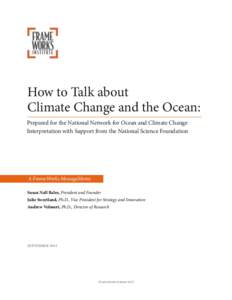 How to Talk about Oceans and Climate Change reformatted