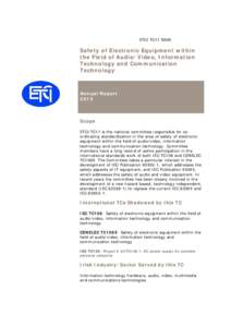ETCI TC11 Annual Report 2013