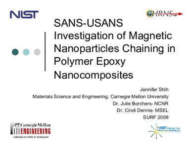 SANS-USANS Investigation of Magnetic Nanoparticles Chaining in Polymer Epoxy Nanocomposites