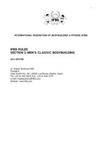 Body modification / International Federation of BodyBuilding & Fitness / Posedown / Female bodybuilders / Kay Baxter / Bodybuilding / Sports / Human body