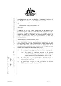 Register of Patents No. 49, page 27, on 30 October 2014