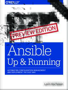 Ansible: Up and Running: Preview Edition