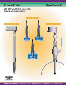 ProcessProbe™  DynaProbe II ® pH, ORP and D.O. Sensors for Industrial Applications