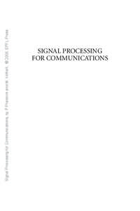 Signal Processing for Communications, by P.Prandoni and M. Vetterli, © 2008, EPFL Press  SIGNAL PROCESSING