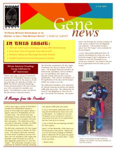 FallGene news  “A PEOPLE WITHOUT KNOWLEDGE OF ITS