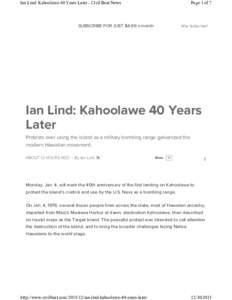 http://www.civilbeat.comian-lind-kahoolawe-40-years-la