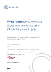 Climate change policy / Climate change mitigation / Economics of climate change mitigation