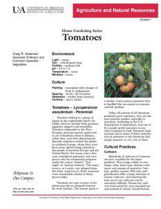 Tomatoes (Home Gardening Series) - FSA-6017