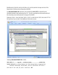 Microsoft Word - HIV for Storage Info