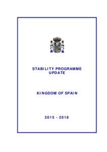 Actualización del Programa de Estabilidad