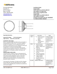 Electrical wiring / Engineering / Electromagnetism / Optical communications / Electrical engineering / Power cables / Landing lights / Wiring diagram / Light-emitting diode