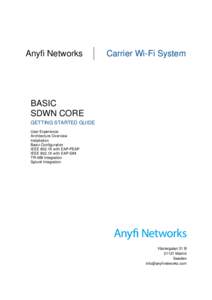 Anyfi Networks  Carrier Wi-Fi System BASIC SDWN CORE