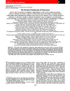 Published by the International Society of Protistologists  The Journal of