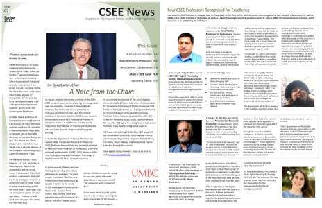 Issue  CSEE News Spring 2012