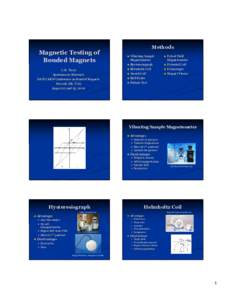 Electromagnetism / Magnetism / Force / Magnetometers / Measuring instruments / Nuclear magnetic resonance / Electrical components / Vibrating sample magnetometer / Search coil / Magnet / Electromagnetic coil / Field magnet