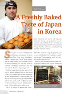 COVER STORY Yasuma Fujiwara, founder of Tokyo Panya A Freshly Baked Taste of Japan