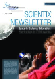 MarchSCIENTIX NEWSLETTER  Space in Science Education: