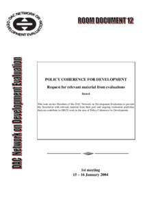 Microsoft Word - Room Doc 12 Policy Coherence for Development.doc
