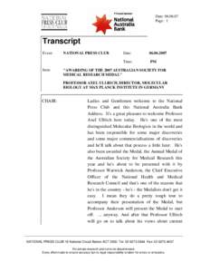 Microsoft Word - Transcript - Professor Ullrich 6 Jun 07.doc