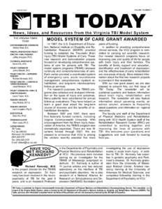 TBI TODAY WINTER 2003 TBI TODAY  VOLUME 1 NUMBER 1