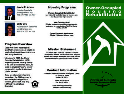 Jamie R. Arens  Housing Specialist [removed[removed]ext. 107