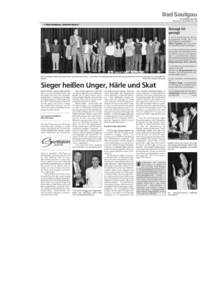 Bad Saulgau Schwäbische Zeitung Montag, 5. MaiNrBad Saulgauer „Ball des Sports“