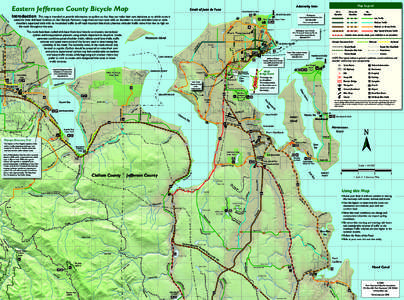 Eastern Jefferson County Bicycle Map  Strait of Juan de Fuca POINT WILSON
