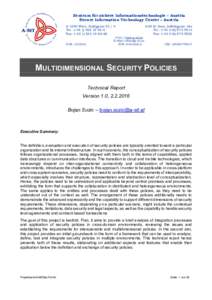 Multidimensional security policies